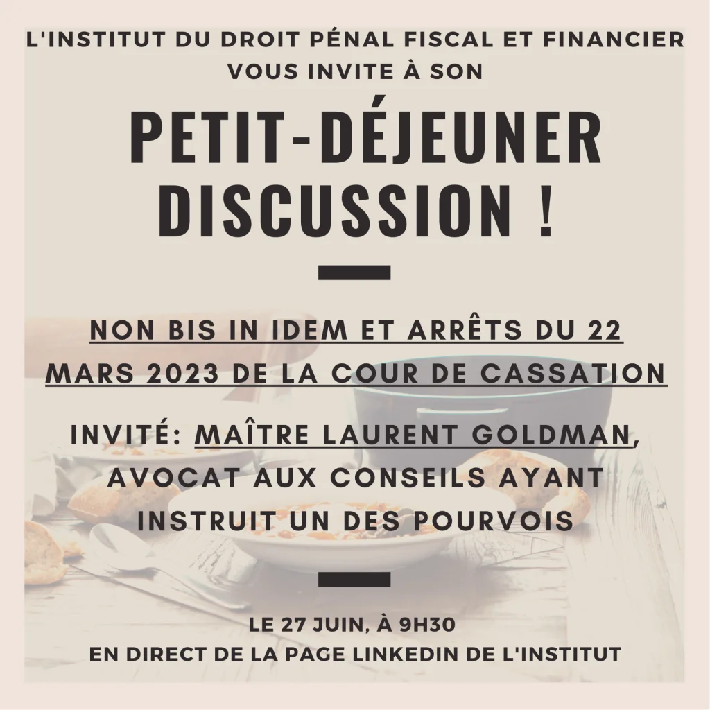 Petit-Déjeuner discussion 27 juin - Invitation Petit-Déjeuner discussion 27 juin - Invitation